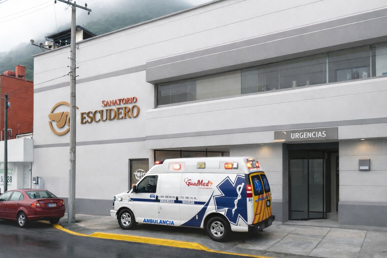 Equipo médico en ambiente hospitalario